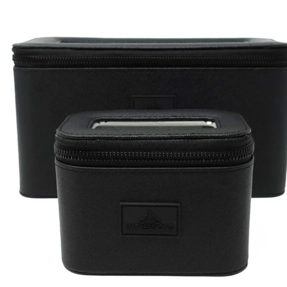Impressions Cyprus Essentials 2-PC Case Set- Black - Picture 2 of 12